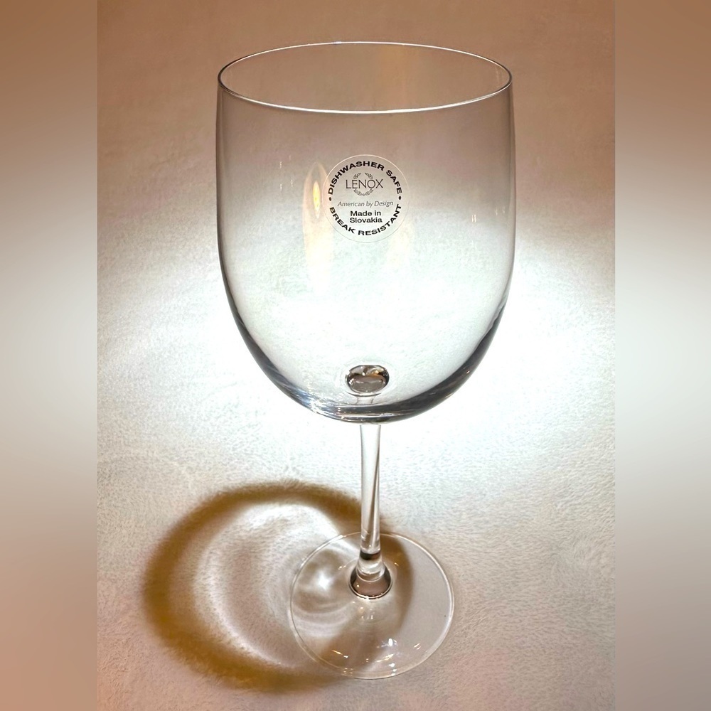 NEW LENOX TUSCANY CLASSICS GRAND BORDEAUX CRYSTAL ONE WINE GLASS OUT OF BOX